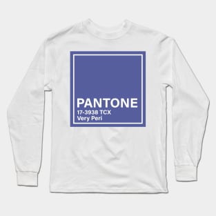 pantone 17-3938 TCX Very Peri, year 2022 Long Sleeve T-Shirt